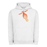 Pigment Lunar Rock fat bike mountain biking Urban Hoodie - linhVisuals