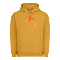 Pigment Peanut Butter fat bike mountain biking Urban Hoodie - linhVisuals