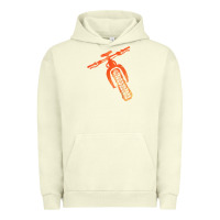 Pigment Pistachio fat bike mountain biking Urban Hoodie - linhVisuals