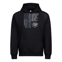 Black police in america correctional officer prayer Urban Hoodie - linhVisuals