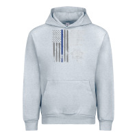 Heather Grey police in america correctional officer prayer Urban Hoodie - linhVisuals