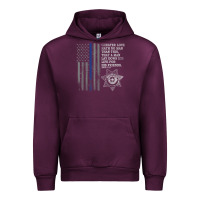 Mauve Wine police in america correctional officer prayer Urban Hoodie - linhVisuals