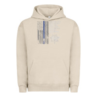 Pigment French Oak police in america correctional officer prayer Urban Hoodie - linhVisuals