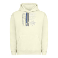 Pigment Pistachio police in america correctional officer prayer Urban Hoodie - linhVisuals