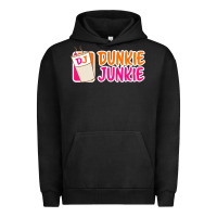 Pigment Black donut coffee lover dunkie junkie Urban Hoodie - linhVisuals