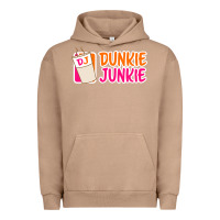 Pigment Burro donut coffee lover dunkie junkie Urban Hoodie - linhVisuals