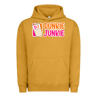 Pigment Peanut Butter donut coffee lover dunkie junkie Urban Hoodie - linhVisuals