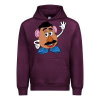 Mauve Wine mr potato Urban Hoodie - linhVisuals