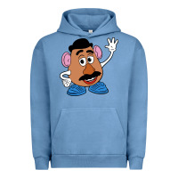 Pigment Pebble Blue mr potato Urban Hoodie - linhVisuals