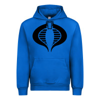 Cobalt Gi Joe Cobra Vintage Urban Hoodie - linhVisuals