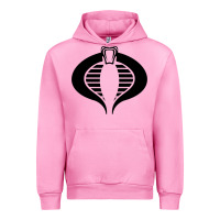 Fuchsia Pink Gi Joe Cobra Vintage Urban Hoodie - linhVisuals