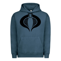Pigment Midnight Navy Gi Joe Cobra Vintage Urban Hoodie - linhVisuals
