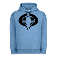 Pigment Pebble Blue Gi Joe Cobra Vintage Urban Hoodie - linhVisuals