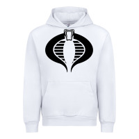 White Gi Joe Cobra Vintage Urban Hoodie - linhVisuals
