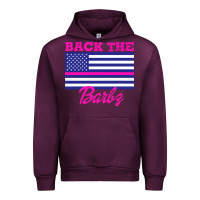Mauve Wine NICKI BACK THE BARBZ Urban Hoodie - linhVisuals
