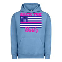 Pigment Pebble Blue NICKI BACK THE BARBZ Urban Hoodie - linhVisuals