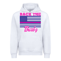 White NICKI BACK THE BARBZ Urban Hoodie - linhVisuals