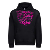 Black Reba Mcentire Diva Like Dolly Rebel Like Reba Urban Hoodie - linhVisuals