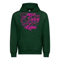Forest Green Reba Mcentire Diva Like Dolly Rebel Like Reba Urban Hoodie - linhVisuals