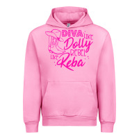 Fuchsia Pink Reba Mcentire Diva Like Dolly Rebel Like Reba Urban Hoodie - linhVisuals