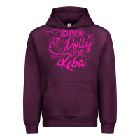 Mauve Wine Reba Mcentire Diva Like Dolly Rebel Like Reba Urban Hoodie - linhVisuals