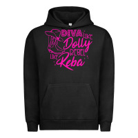 Pigment Black Reba Mcentire Diva Like Dolly Rebel Like Reba Urban Hoodie - linhVisuals