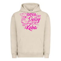 Pigment French Oak Reba Mcentire Diva Like Dolly Rebel Like Reba Urban Hoodie - linhVisuals