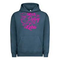 Pigment Midnight Navy Reba Mcentire Diva Like Dolly Rebel Like Reba Urban Hoodie - linhVisuals