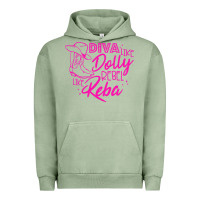 Pigment Oil Green Reba Mcentire Diva Like Dolly Rebel Like Reba Urban Hoodie - linhVisuals