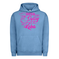 Pigment Pebble Blue Reba Mcentire Diva Like Dolly Rebel Like Reba Urban Hoodie - linhVisuals