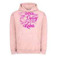 Pigment Salmon Reba Mcentire Diva Like Dolly Rebel Like Reba Urban Hoodie - linhVisuals