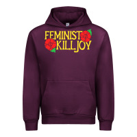 Mauve Wine feminist killjoy retro women woman Urban Hoodie - linhVisuals