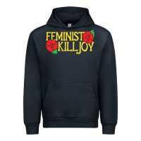 Navy feminist killjoy retro women woman Urban Hoodie - linhVisuals
