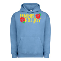 Pigment Pebble Blue feminist killjoy retro women woman Urban Hoodie - linhVisuals
