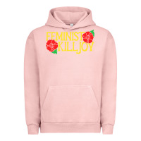 Pigment Salmon feminist killjoy retro women woman Urban Hoodie - linhVisuals