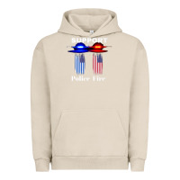 Pigment French Oak support our police & fire departments   1st responders premium Urban Hoodie - linhVisuals