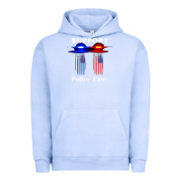 Pigment Grape Ice support our police & fire departments   1st responders premium Urban Hoodie - linhVisuals