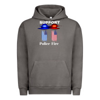 Pigment Tornado support our police & fire departments   1st responders premium Urban Hoodie - linhVisuals