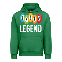Emerald funny bingo legend bingo balls game Urban Hoodie - linhVisuals