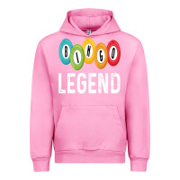 Fuchsia Pink funny bingo legend bingo balls game Urban Hoodie - linhVisuals