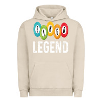 Pigment French Oak funny bingo legend bingo balls game Urban Hoodie - linhVisuals