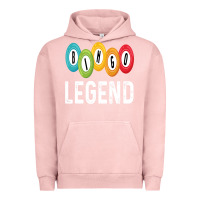 Pigment Salmon funny bingo legend bingo balls game Urban Hoodie - linhVisuals
