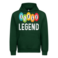Forest Green funny bingo legend bingo balls game Urban Hoodie - linhVisuals