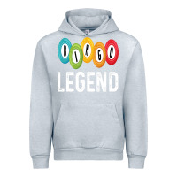 Heather Grey funny bingo legend bingo balls game Urban Hoodie - linhVisuals