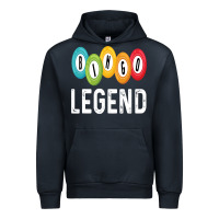 Navy funny bingo legend bingo balls game Urban Hoodie - linhVisuals