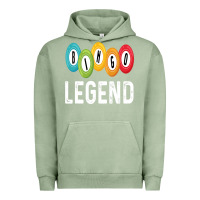 Pigment Oil Green funny bingo legend bingo balls game Urban Hoodie - linhVisuals