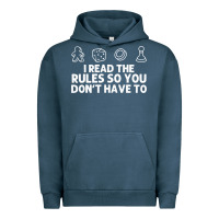 Pigment Midnight Navy funny board game lovers gamers players Urban Hoodie - linhVisuals
