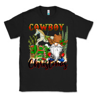 Black cowboy christmas gnome Classic Tee - CowGirlArtShop