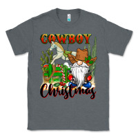 Charcoal Heather cowboy christmas gnome Classic Tee - CowGirlArtShop