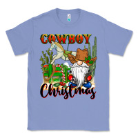 Colony Blue cowboy christmas gnome Classic Tee - CowGirlArtShop